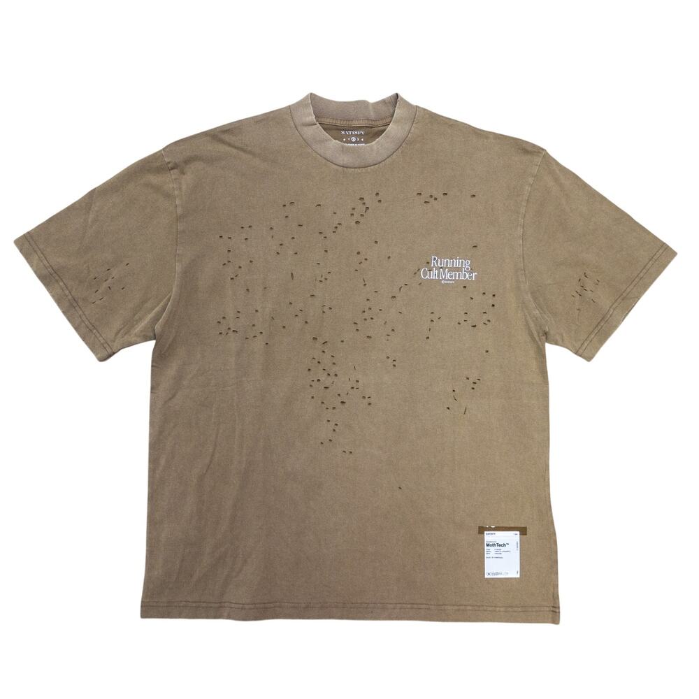 Satisfy MothTech T-Shirt in Aged Brown Size L